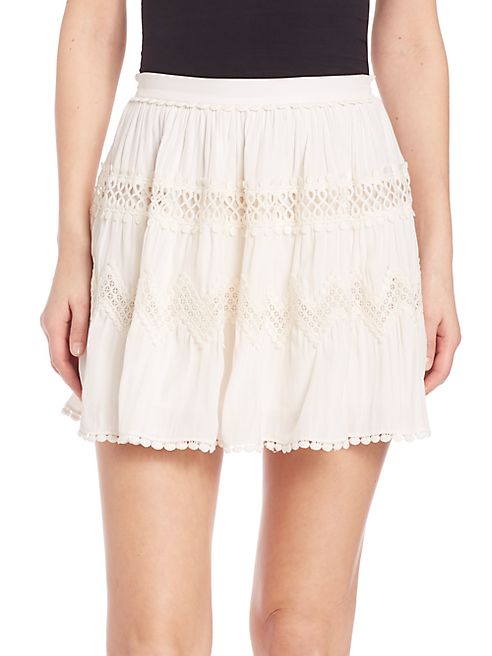 Ramy Brook - Francesca Crochet Detail Skirt