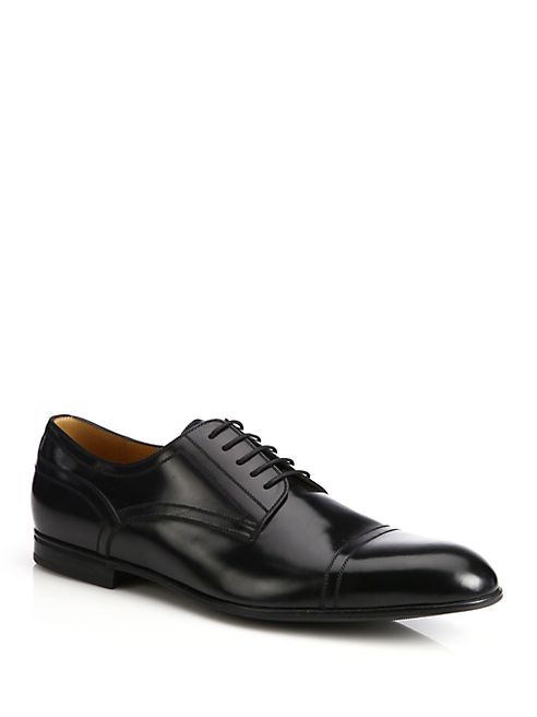 Gucci - Ravello Leather Oxfords