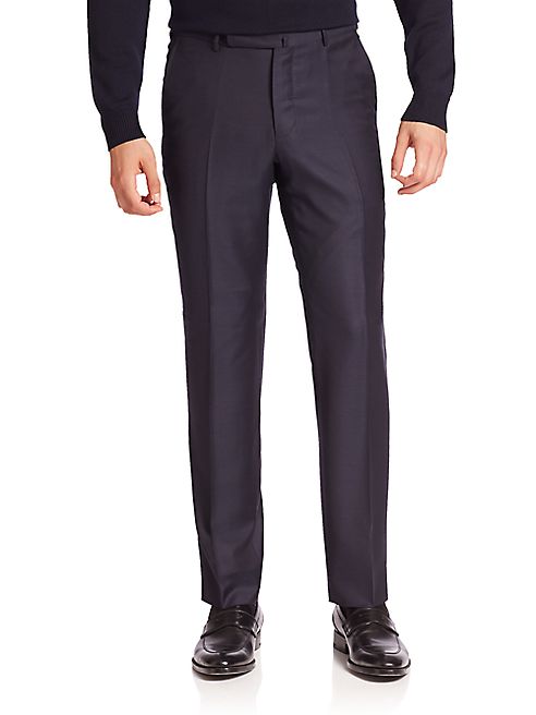 Ermenegildo Zegna - Wool Pants with Zipper