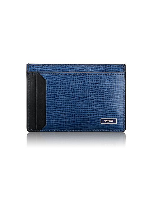 Tumi - Monaco Textured Leather Money Clip Card Case