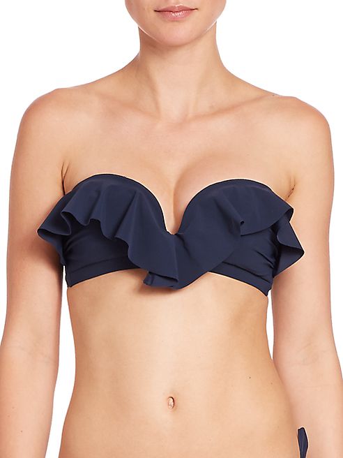 Zimmermann - Separates Frill Bandeau Bikini Top