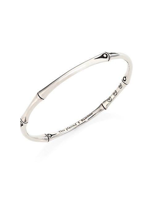 John Hardy - Bamboo Slim Sterling Silver Bangle Bracelet