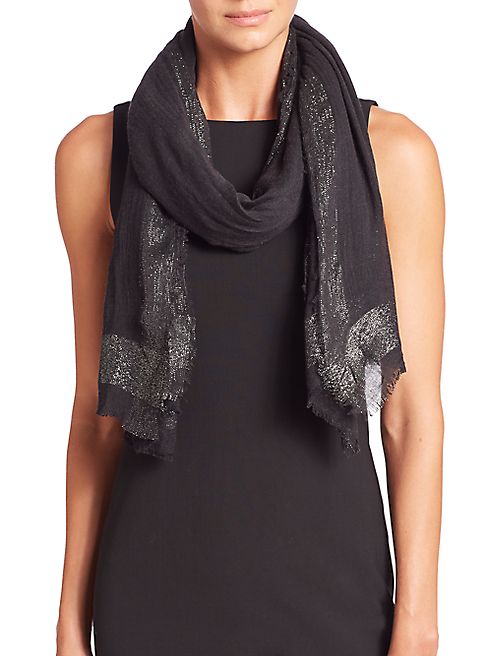 Armani - Shimmer Wool-Blend Scarf