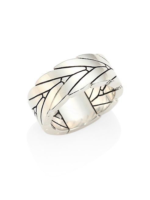 John Hardy - Modern Chain Sterling Silver Ring