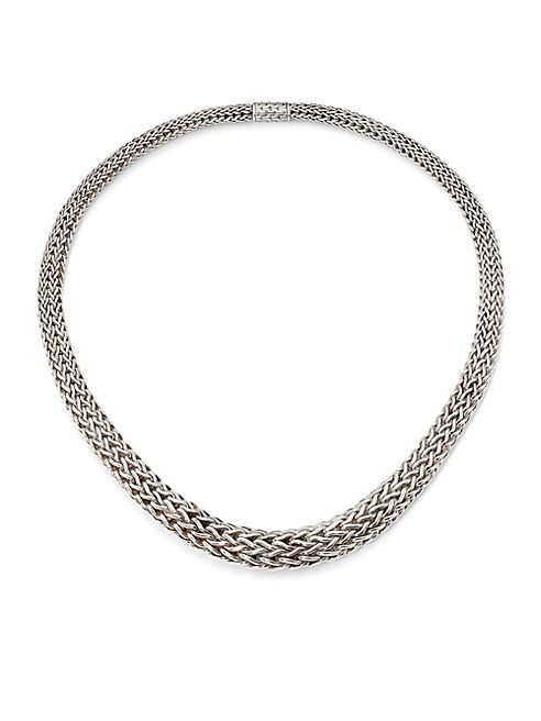 John Hardy - Classic Chain Sterling Silver Bib Necklace