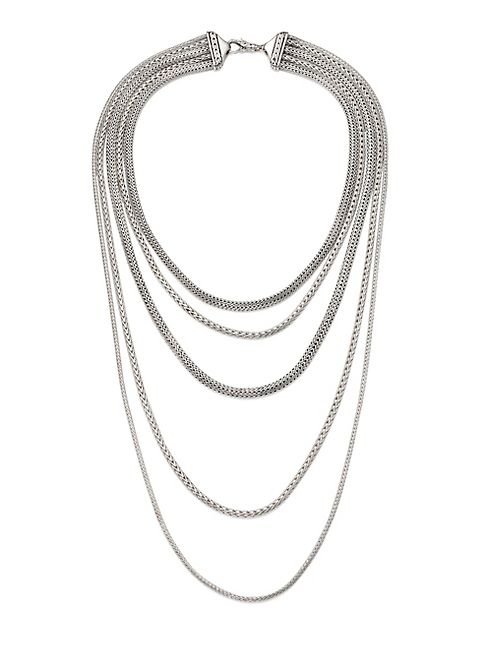 John Hardy - Classic Chain Sterling Silver Multi-Strand Necklace