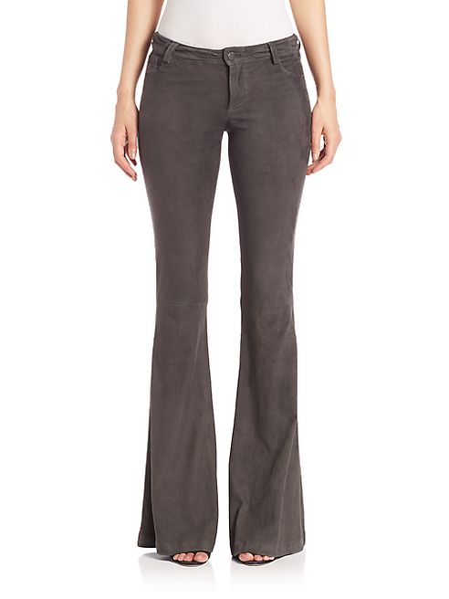 Alice + Olivia - Suede Bell Pants