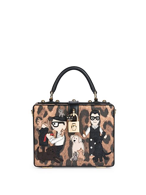 Dolce & Gabbana - Family Leopard-Print Top Handle Bag