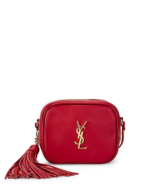 Saint Laurent - Leather Monogram Blogger Bag