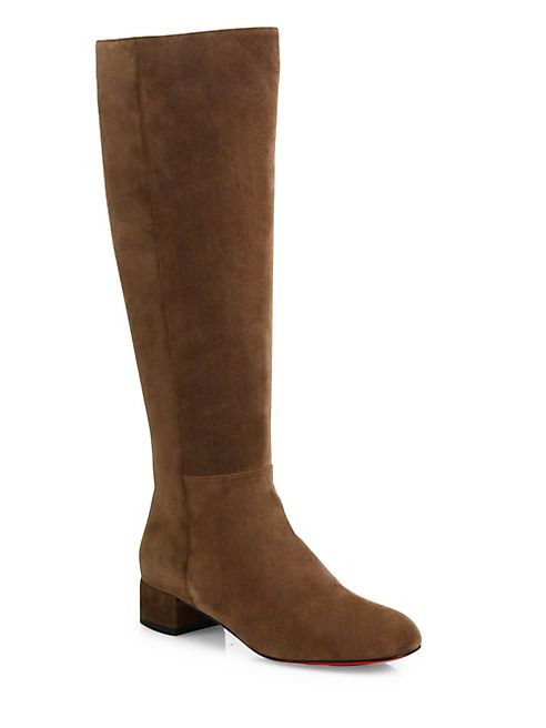 Christian Louboutin - Liliboot 30 Suede Knee-High Boots