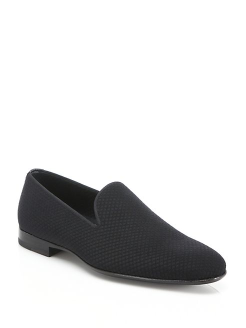 Saks Fifth Avenue Collection - Saks Fifth Avenue by Magnanni Smoking Slippers