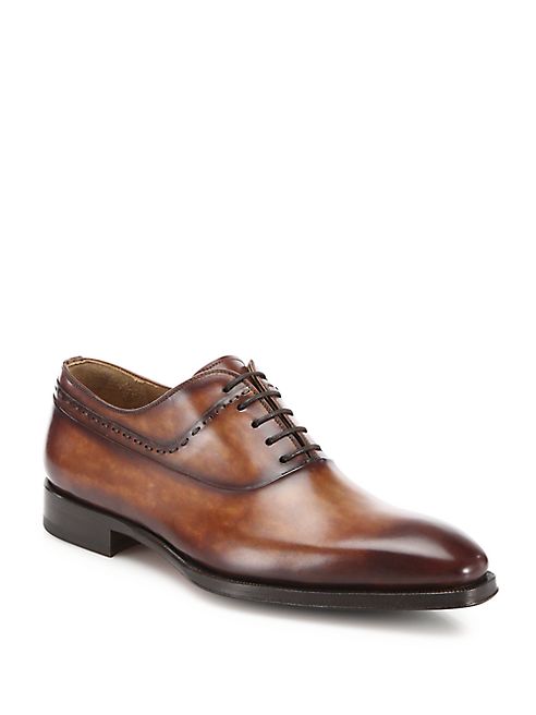 Saks Fifth Avenue Collection - Saks Fifth Avenue by Magnanni Leather Oxfords