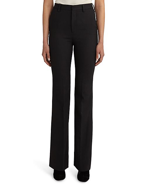 Saint Laurent - Flared Wool Pants