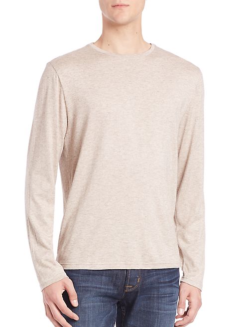 Saks Fifth Avenue Collection - Crewneck Long Sleeve Tee