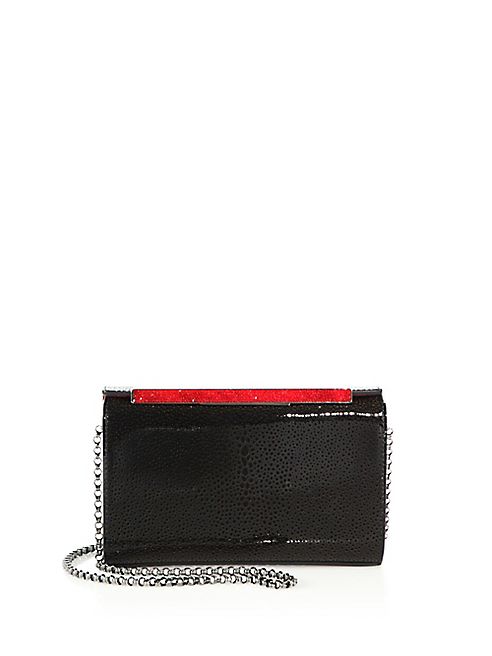 Christian Louboutin - Vanité Small Strass Leather Clutch