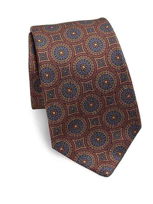 Kiton - Printed Silk Tie