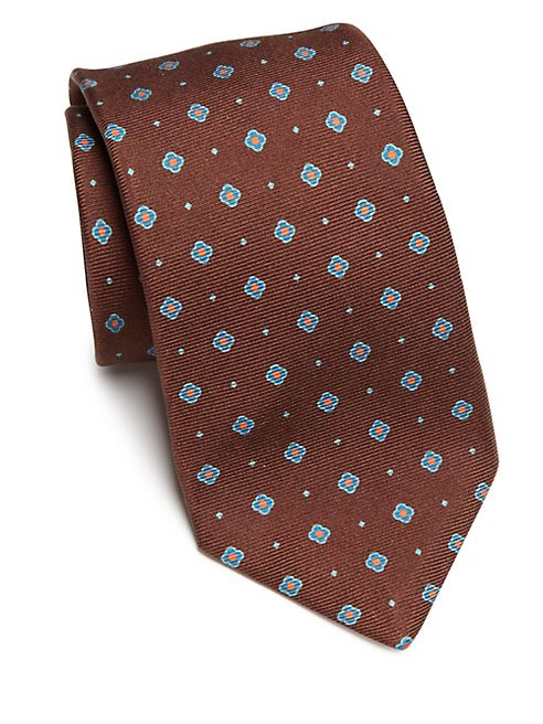 Kiton - Micro Floral Printed Tie