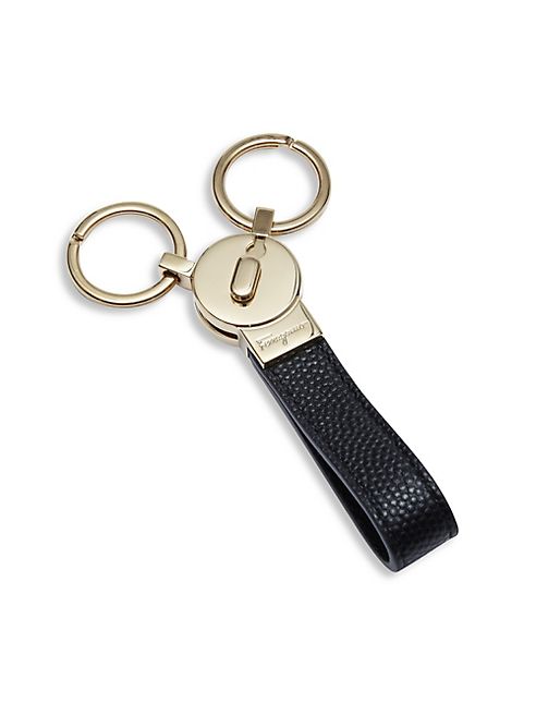 Salvatore Ferragamo - Ten-Forty One Leather Key Fob