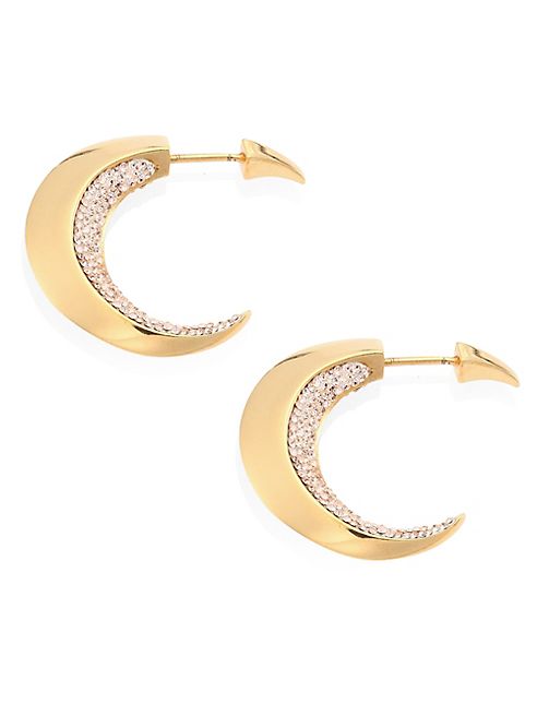 Chloé - Isalis Single Crystal Crescent Earring