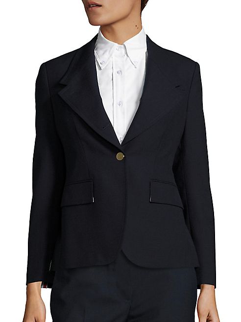 Thom Browne - Wide-Lapel Wool Jacket