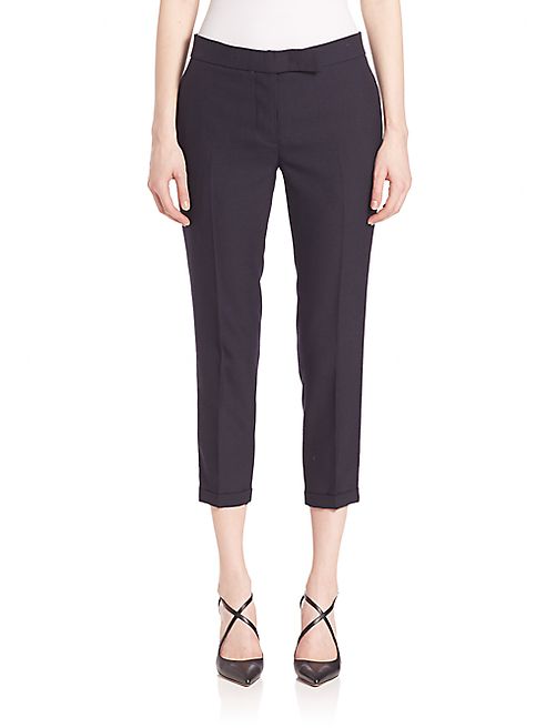 Thom Browne - Low-Rise Skinny Wool Trousers