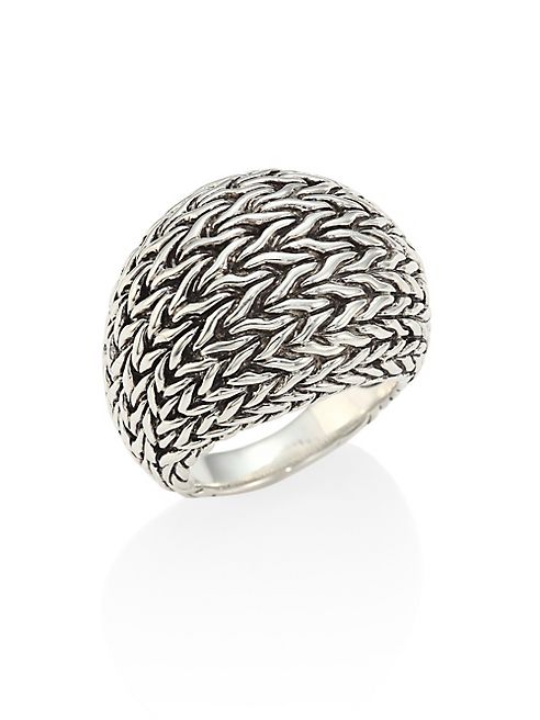 John Hardy - Classic Chain Sterling Silver Dome Ring