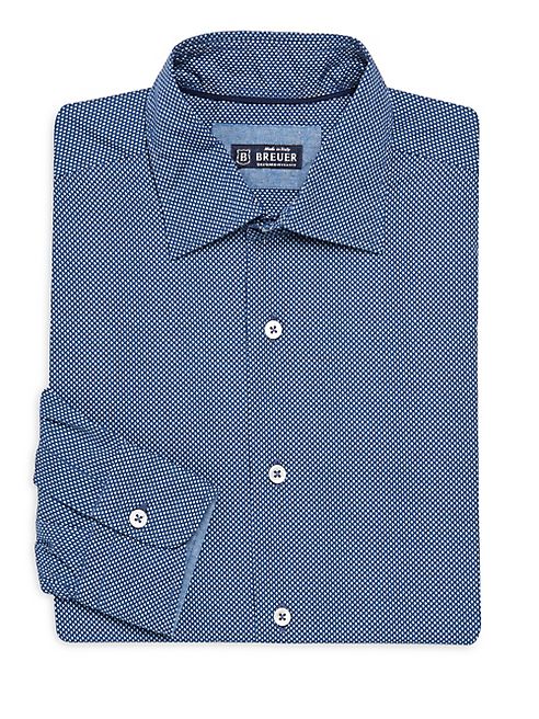 Breuer - Birdseye Regular-Fit Dress Shirt