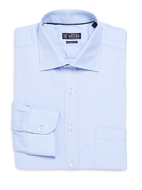 Breuer - Regular Fit Cotton Dress Shirt