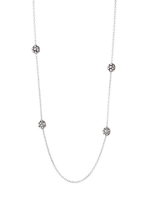 John Hardy - Dot Sterling Silver Station Necklace