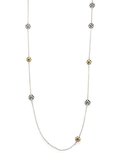 John Hardy - Dot Two-Tone Station Necklace