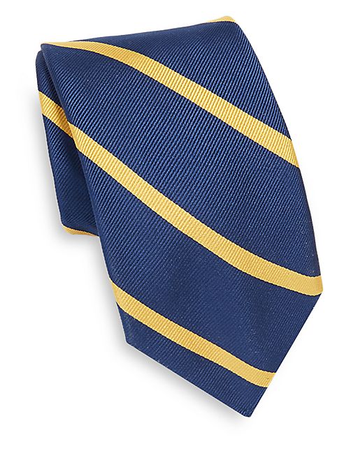 Breuer - Diagonal Striped Silk Tie