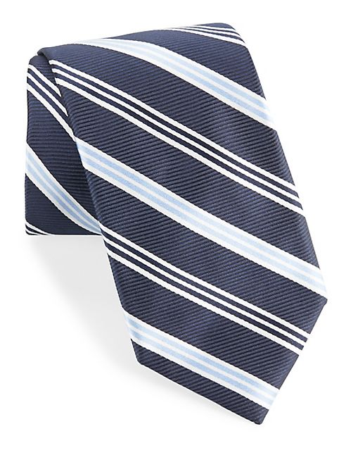 Breuer - Diagonal Striped Silk Tie