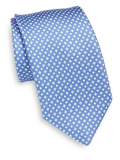 Breuer - Diamond Patterned Silk Tie