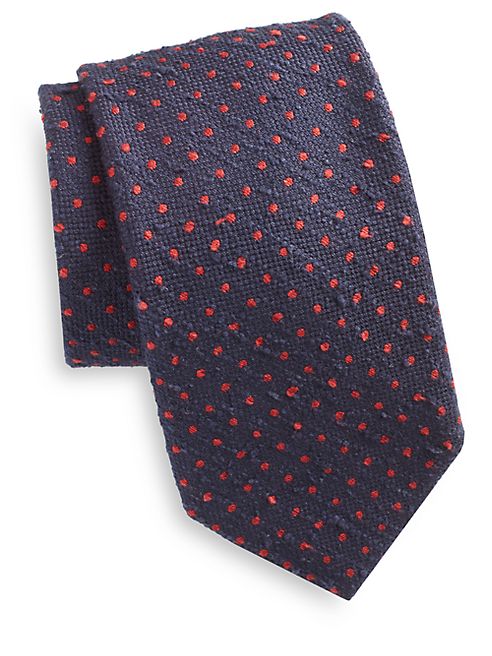 Breuer - Textured Dot Silk Tie