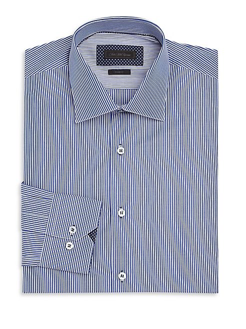 Saks Fifth Avenue Collection - Bengal Striped Dress Shirt