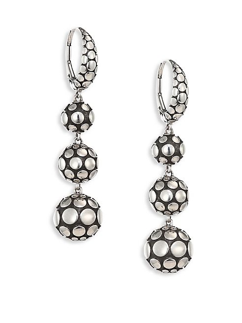 John Hardy - Dot Sterling Silver Sphere Drop Earrings