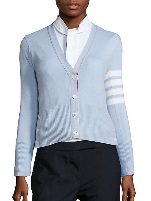 Thom Browne - Cashmere Striped Cardigan