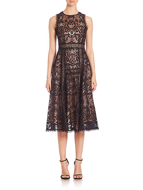 Nanette Lepore - Lovely Lace Fit-&-Flare Dress