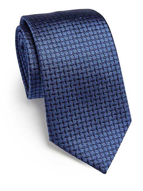 Armani Collezioni - Tilted Striped Silk Tie