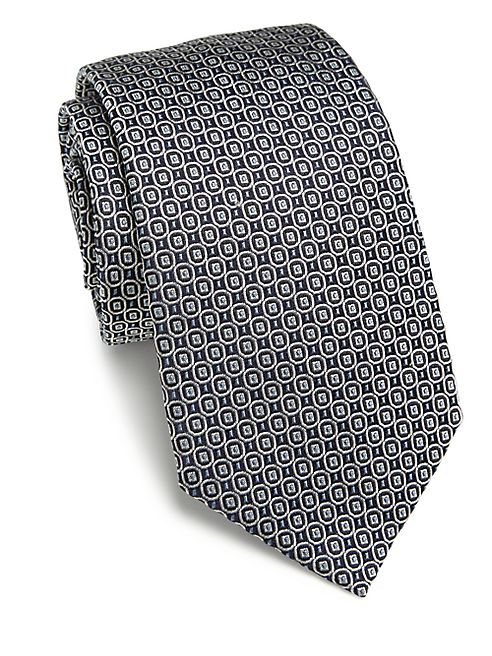 Armani Collezioni - Circle & Square Silk Tie