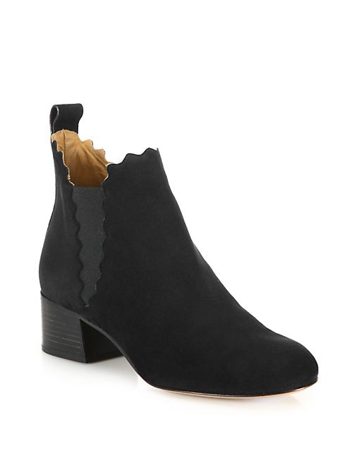 Chloé - Lauren Leather Ankle Boots