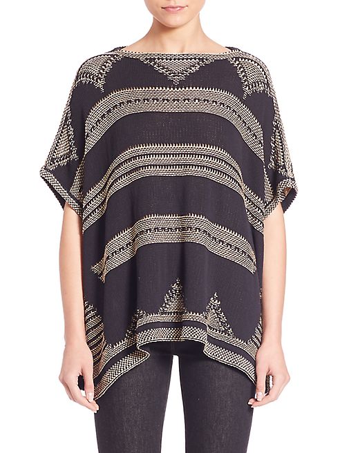 Polo Ralph Lauren - Geometric Knit Poncho