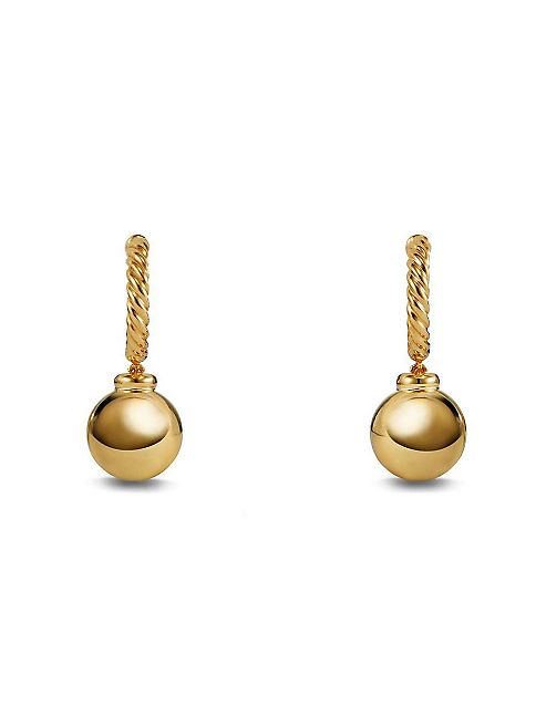 David Yurman - Solari Hoop Earrings in 18K Gold