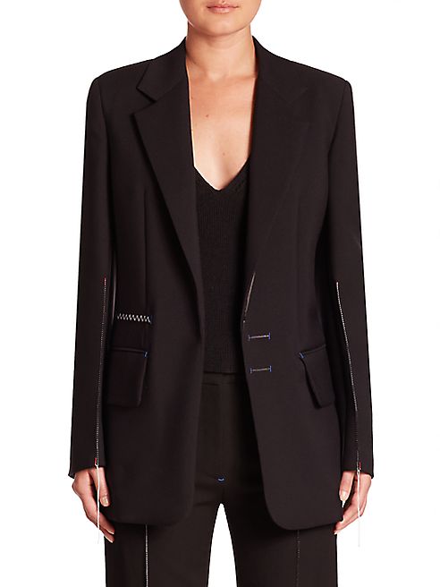 Calvin Klein Collection - Jelissa Contast-Stitch Blazer