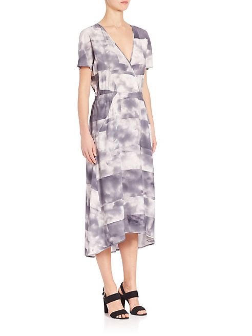 Zero + Maria Cornejo - Isie Clouds Stretch Silk Dress