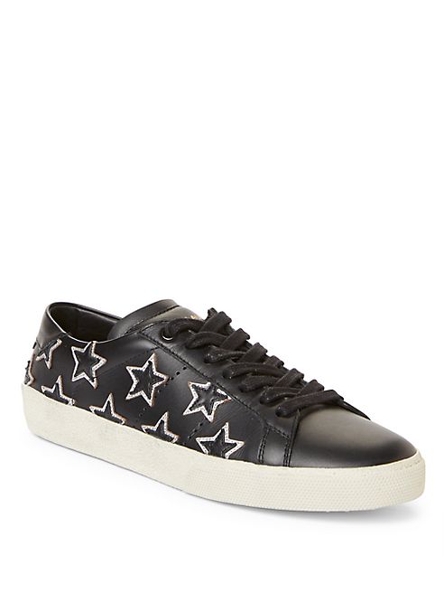 Saint Laurent - Court Classic Star Leather Sneakers