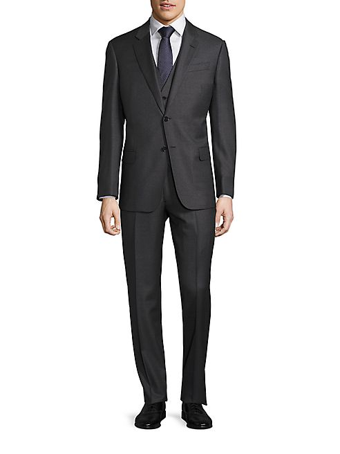 Armani Collezioni - Windowpane 3 Piece Suit