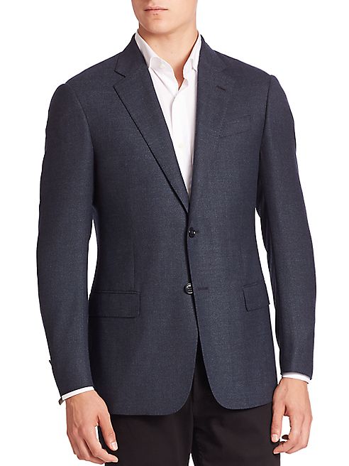 Armani Collezioni - Two-Button Front Wool Blazer