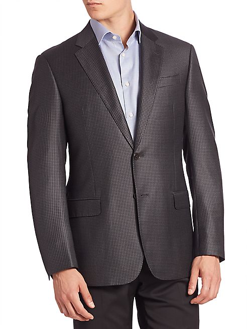 Armani Collezioni - Houndstooth Wool Jacket