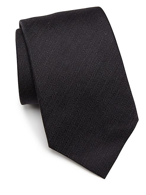 Armani Collezioni - Diagonal Stripe Silk Tie